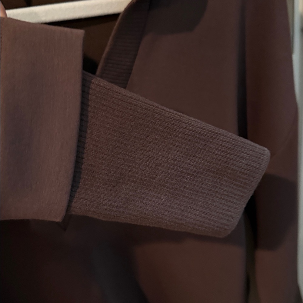 NWT Reiss Bernie Sweatshirt in Chocolate | Retail $230 - Picture 4 of 10